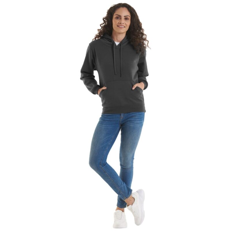 Uneek UC510 Ladies Deluxe Hooded Sweatshirt