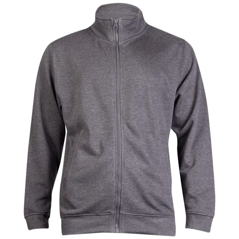 Uneek UC212 Deluxe Unisex Sweat Jacket - Charcoal