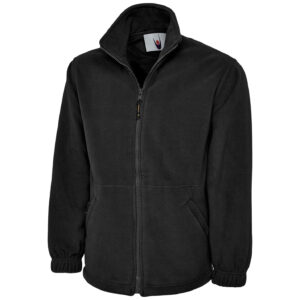 Uneek UC601 Premium Full Zip Micro Fleece Jacket - Charcoal