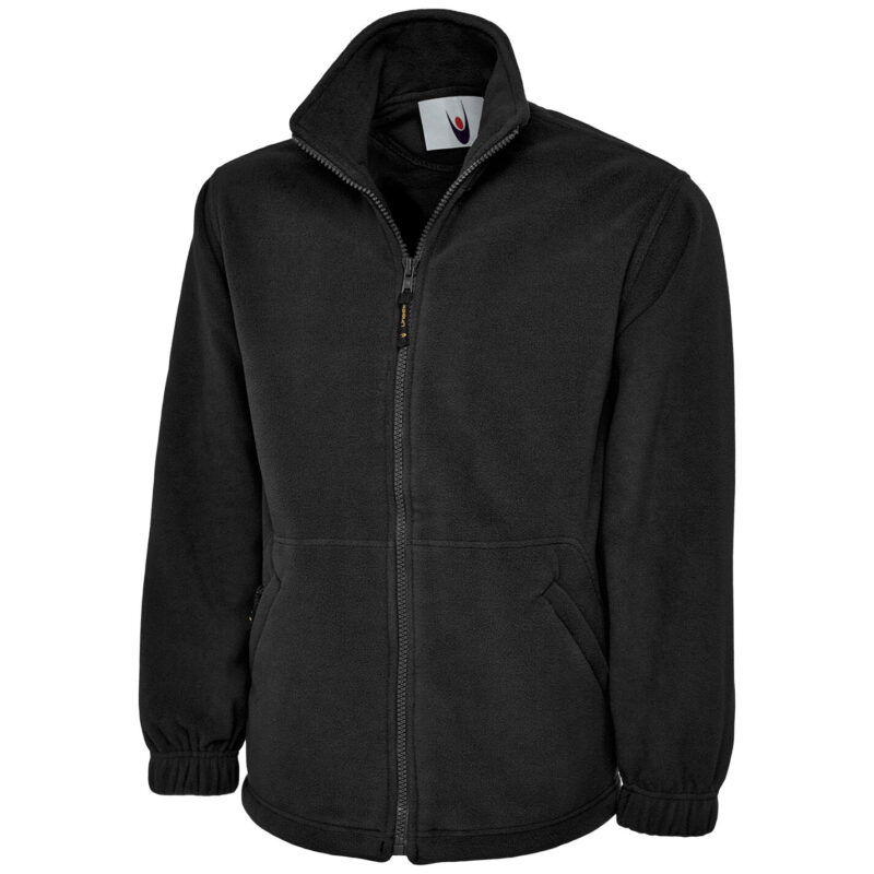 Uneek UC601 Premium Full Zip Micro Fleece Jacket - Black