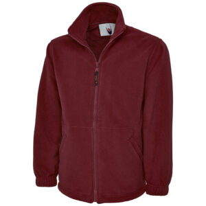 Uneek UC601 Premium Full Zip Micro Fleece Jacket - Charcoal
