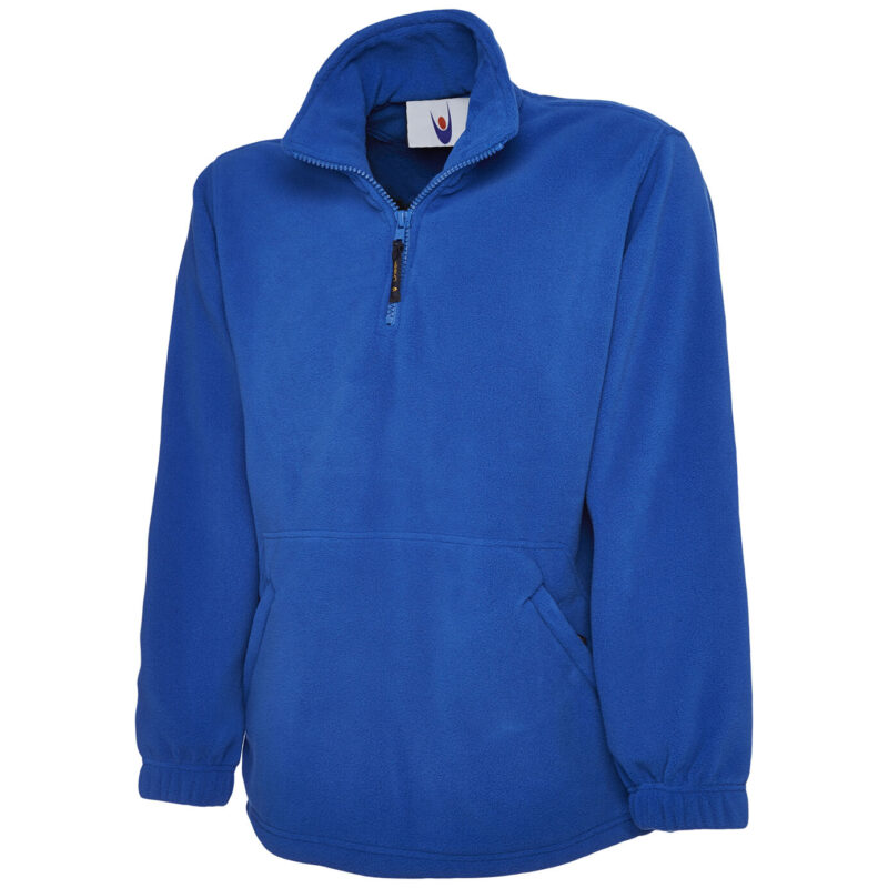 Uneek UC602 Premium 1/4 Zip Micro Fleece Jacket - Royal