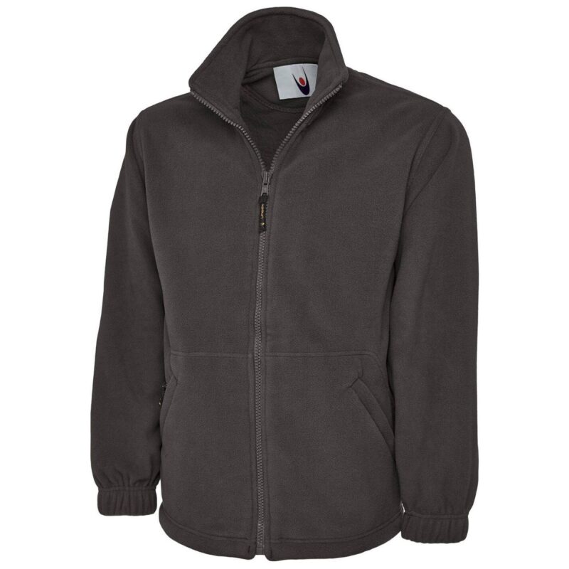 Uneek UC604 Classic Full Zip Micro Fleece Jacket - Charcoal