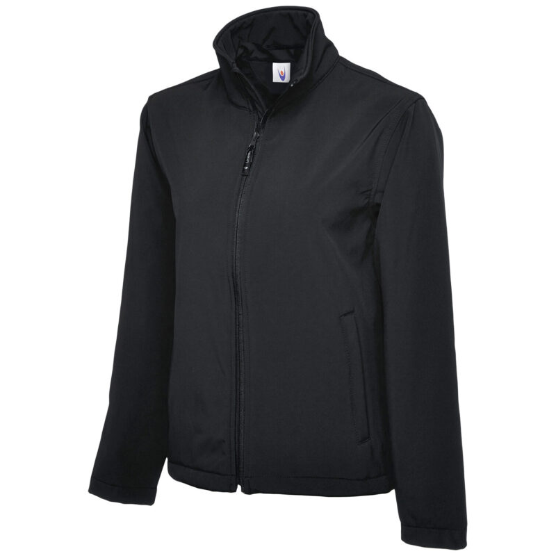Uneek UC612 Classic Full Zip Soft Shell Jacket - Black