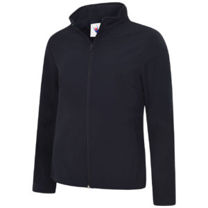 Uneek UC613 Ladies Classic Full Zip Soft Shell Jacket - Black
