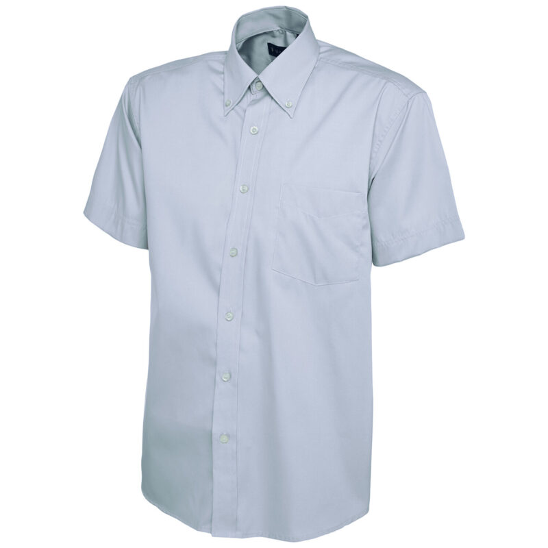 Uneek UC702 Mens Pinpoint Oxford Half Sleeve Shirt