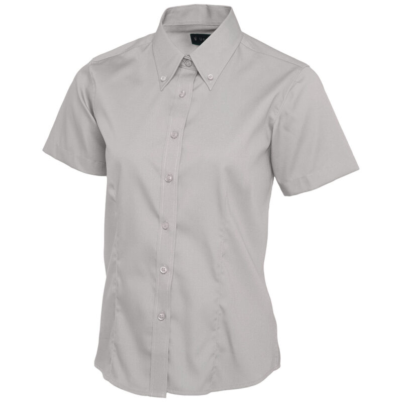 Uneek UC704 Ladies Pinpoint Oxford Half Sleeve Shirt