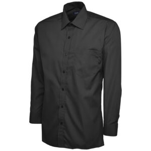Uneek UC709 Mens Poplin Full Sleeve Shirt - Pink