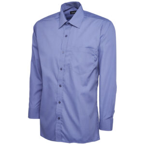 Uneek UC709 Mens Poplin Full Sleeve Shirt - Pink