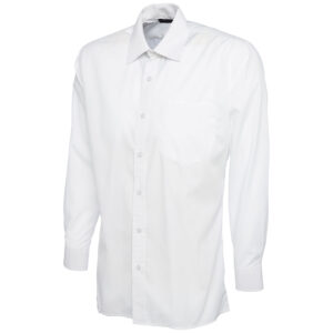 Uneek UC709 Mens Poplin Full Sleeve Shirt - Pink