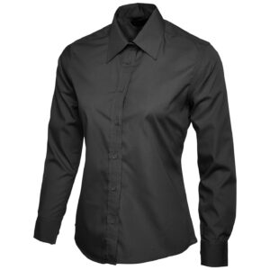 Uneek UC711 Ladies Poplin Full Sleeve Shirt - Lime