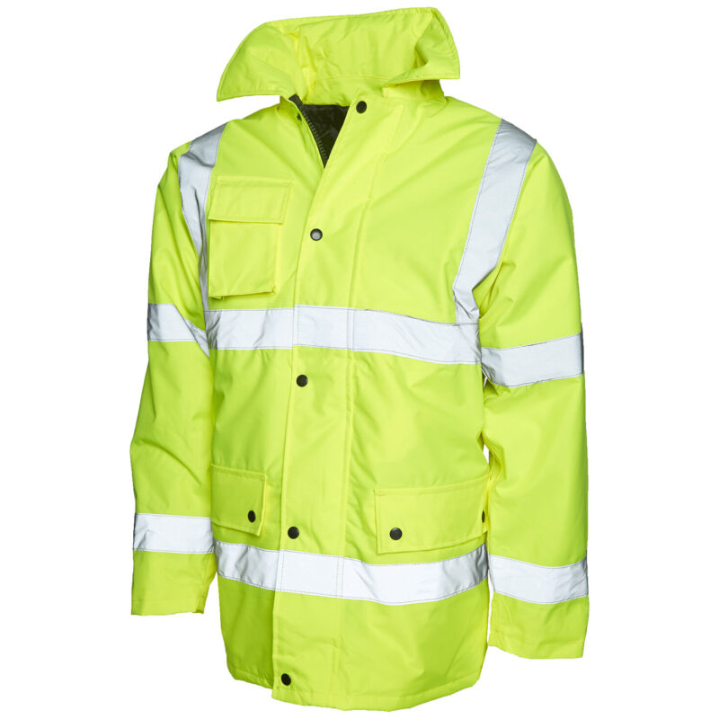 Uneek UC803 Road Safety Jacket - Yellow