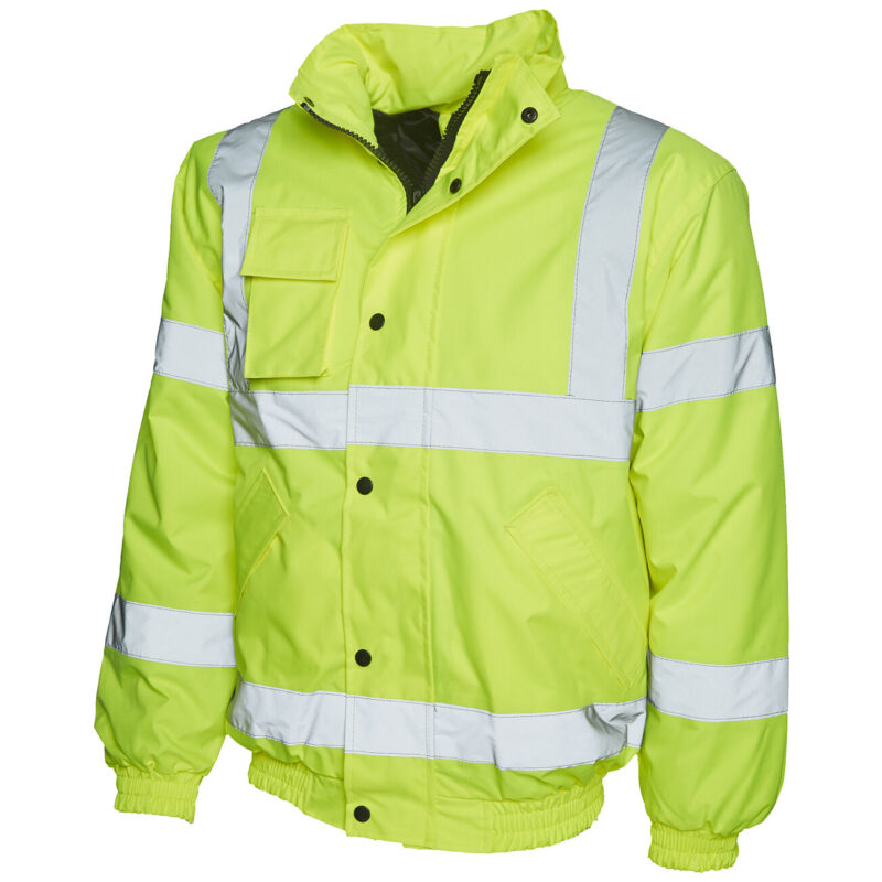 Uneek UC804 High Visibility Bomber Jacket