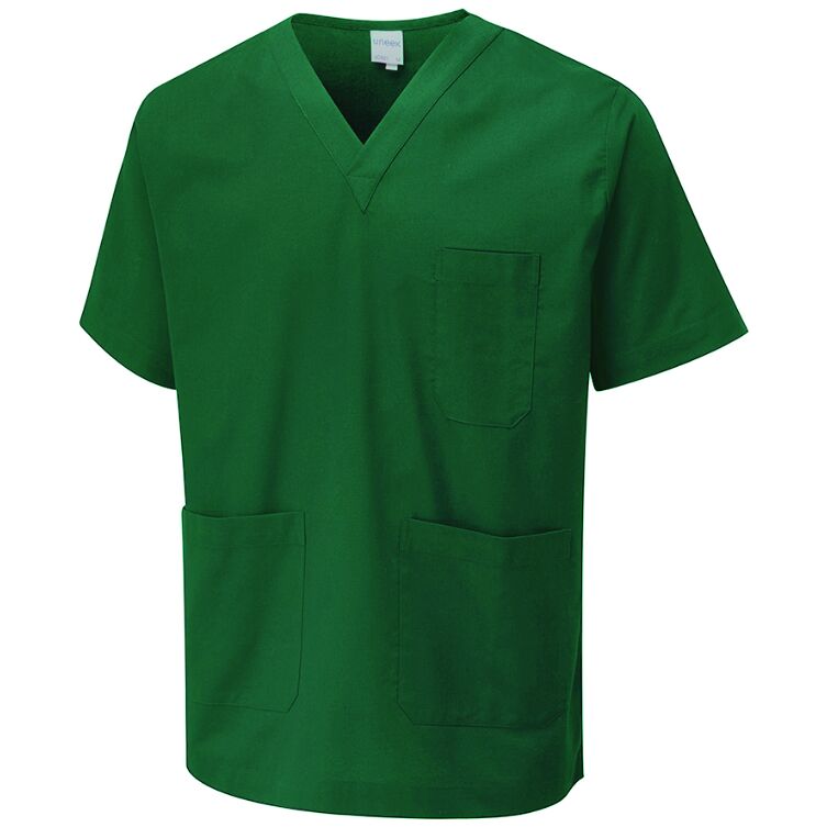 Uneek UC921 Scrub Top - Bottle Green