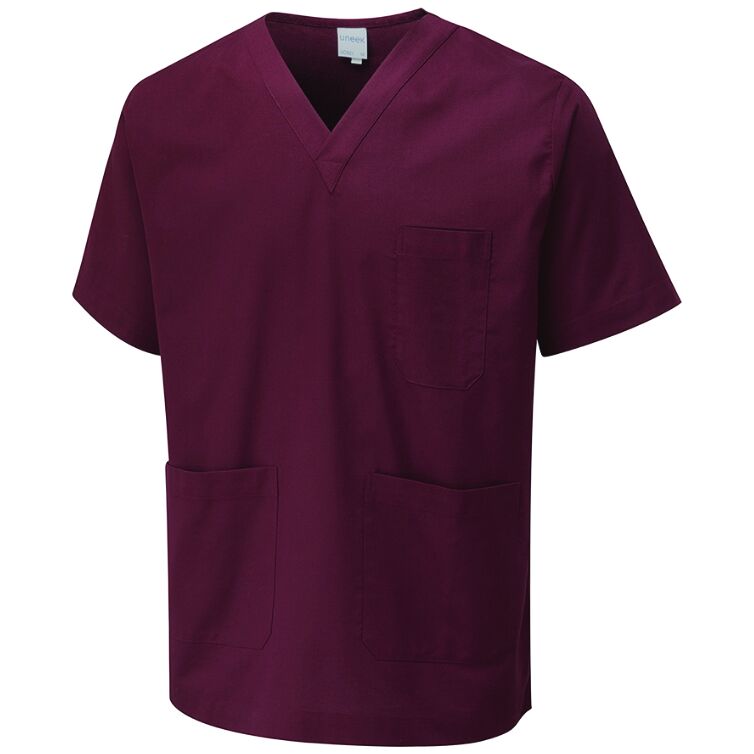 Uneek UC921 Scrub Top - Maroon