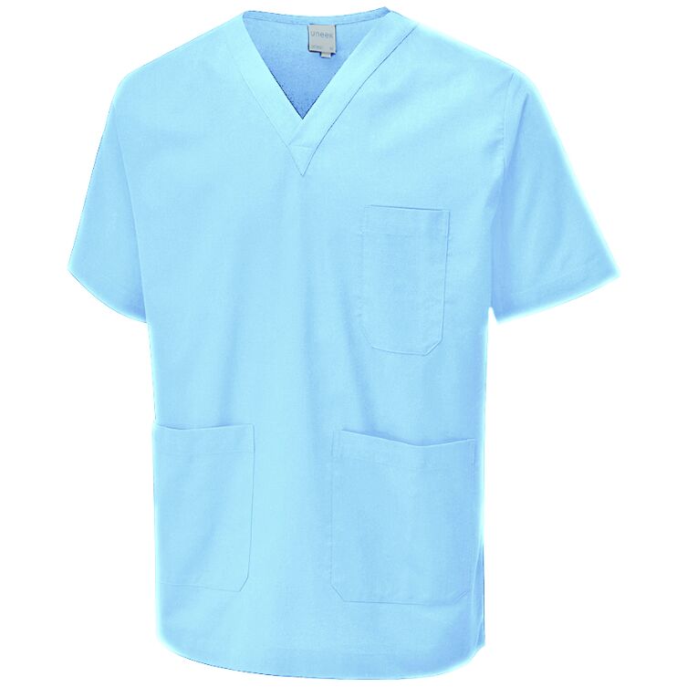 Uneek UC921 Scrub Top - Sky