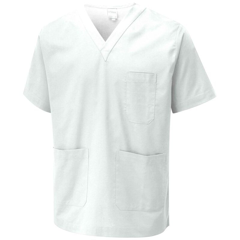 Uneek UC921 Scrub Top - White