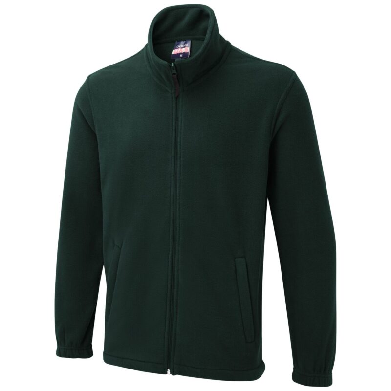 Uneek UX5 The UX Full Zip Fleece - Bottle Green