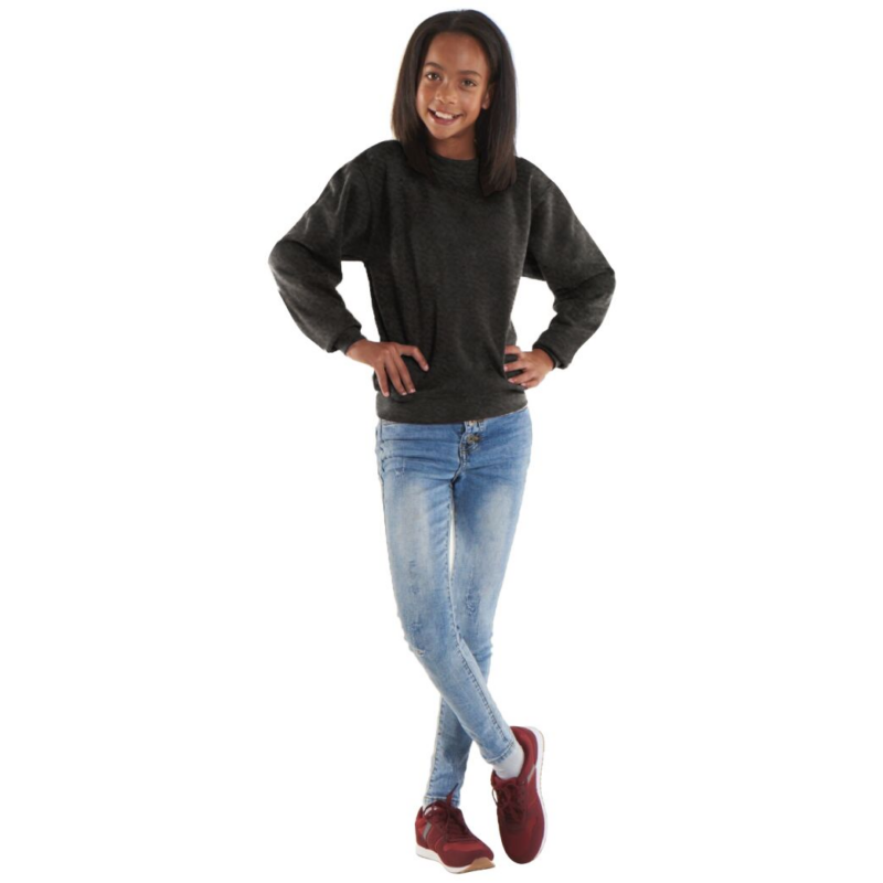 Uneek UX7 The UX Children's Sweatshirt - Charcoal