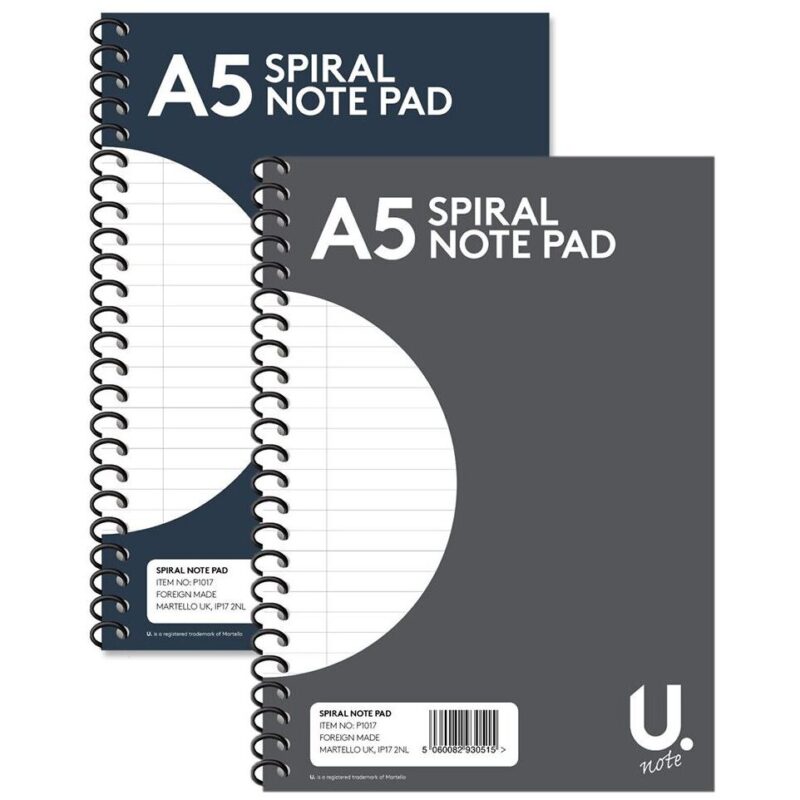 U. A5 Spiral pad