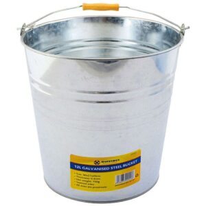 Marksman Galvanised Steel Bucket 12L