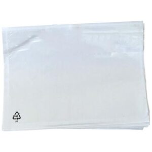 documents enclosed clear wallet for a5 size pack of 500