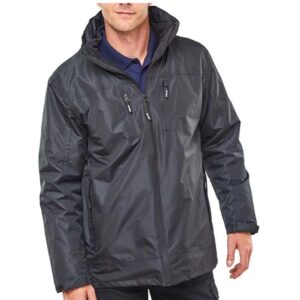 B Dri mobray weatherproof jacket in black
