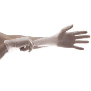 Aurelia Delight Clear Disposable Vinyl Gloves - Powder Free