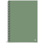 U.Stationery A5 Spiral Ruled Notebook Green  Journal Planner Writing