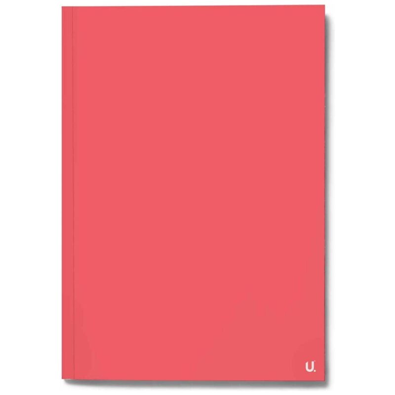 U.Stationery A4 Refill Ruled Pad Red Journal Planner Book Writing