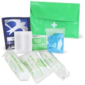 click medical one person first aid kit pvc pouch