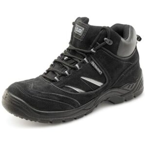 click gravity trainer boot in black suede effect