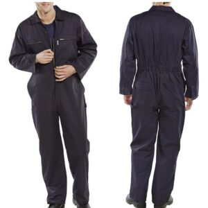 click workwear heavy duty boiler suit in navy