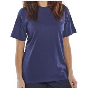 click workwear heavyweight tshirt in navy