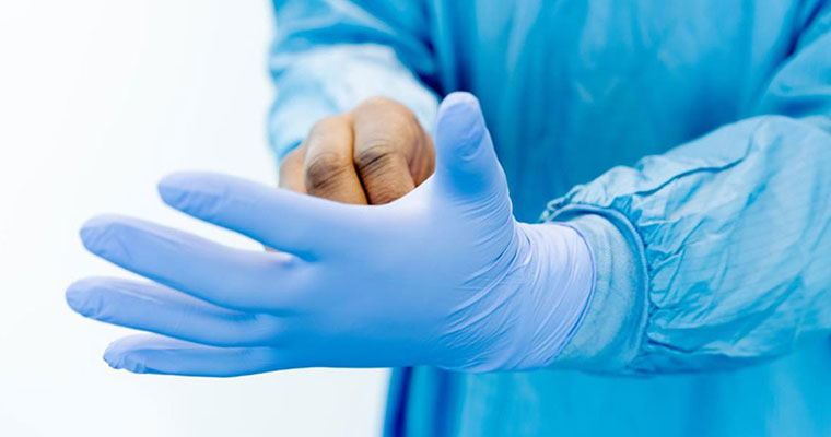 Blue Nitrile Gloves