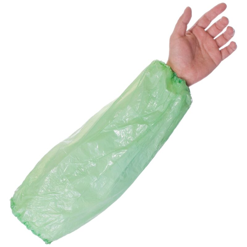 Supertouch PE Disposable Oversleeves Economy - Green