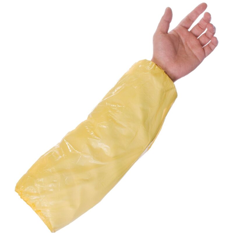 Supertouch PE Disposable Oversleeves Economy - Yellow