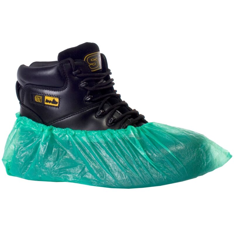 Supertouch CPE Disposable Overshoe Economy - Green
