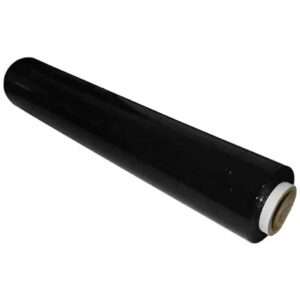 Heavy Duty Shrink Pallet Wrap Cling Film Black 400mm 250m 23mu Stretch Packaging