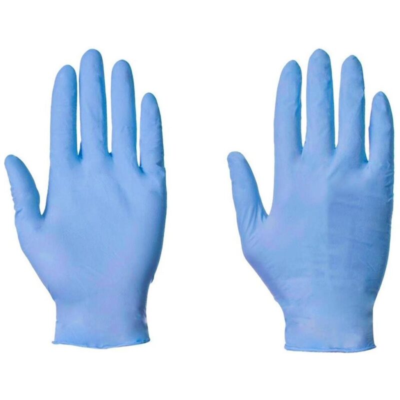 Economy Blue Nitrile Disposable Gloves - Medical Grade - Powder Free