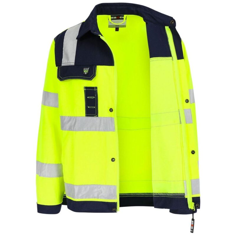 Herock Hydros Hi Vis Jacket (Yellow / Navy)