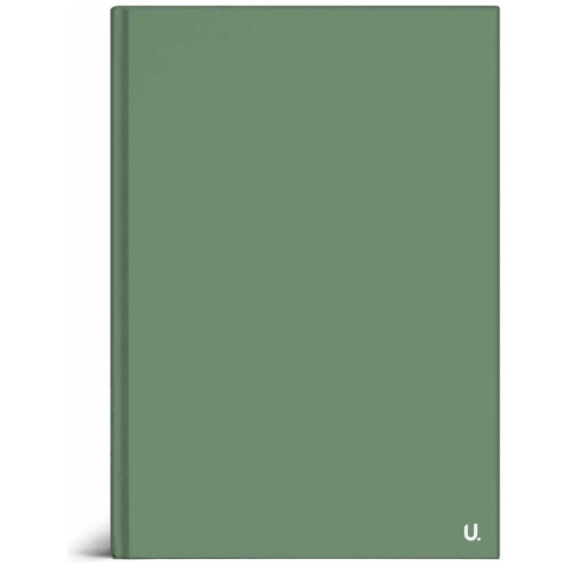 U.Stationery A5 Hardback Ruled Notebook Green Journal Planner Writing