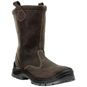 herock crixus water resistant safety boots in brown