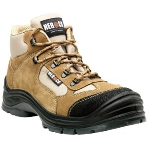 herock cross safety boots in beige