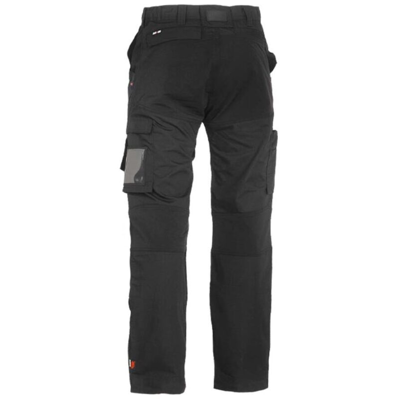 herock hector work trousers in black reverse
