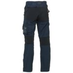 herock hector work trousers in navy and black reverse