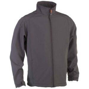 herock julius softshell zip-up grey jacket