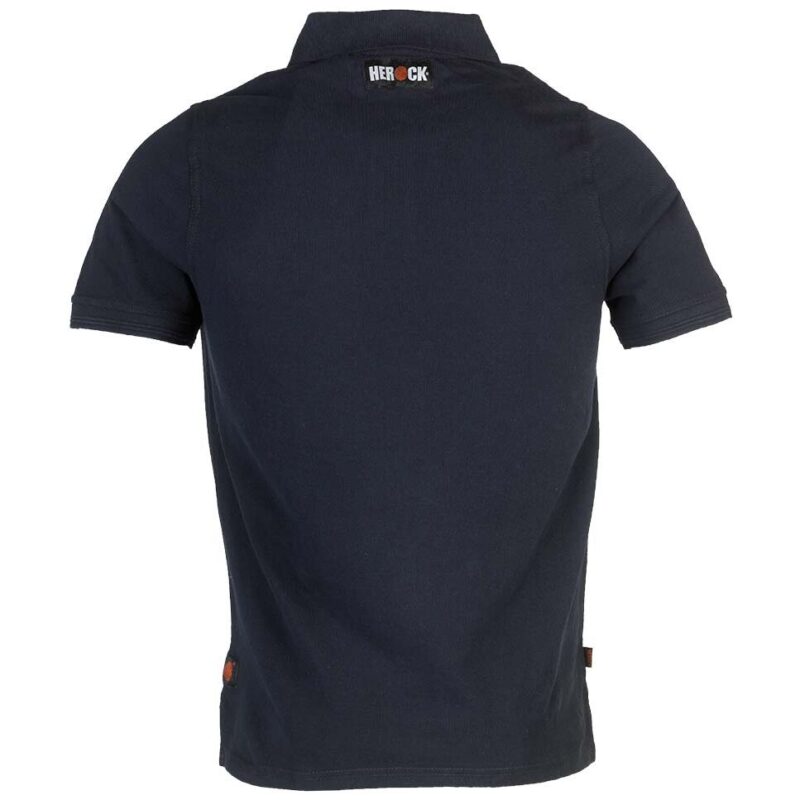 herock levi polo shirt in navy reverse