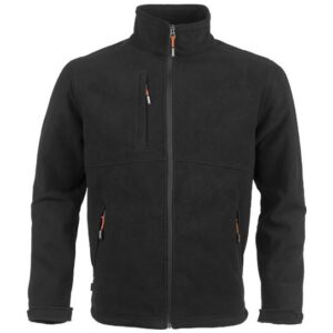 herock markus fleece jacket in black