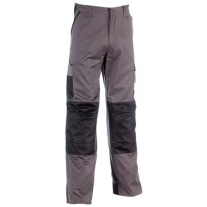 herock mars work trousers in grey and black